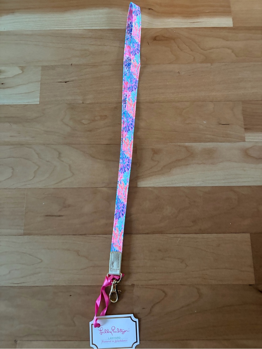 Lilly Pulitzer Lanyard – “Multi Splash Dance” 🌺